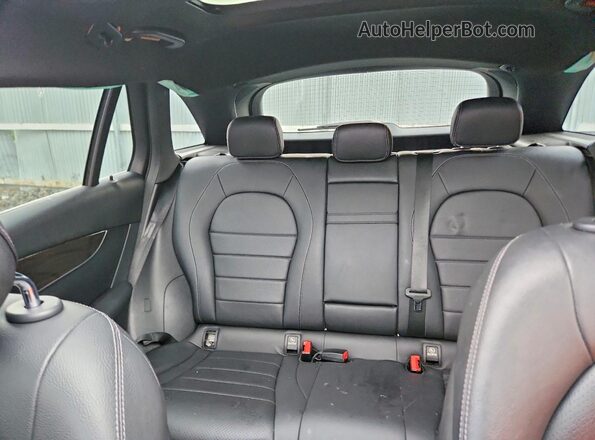 WDC0G8EB0LF675282 2020 MERCEDES-BENZ GLC-CLASS Silver Vista de los asientos traseros