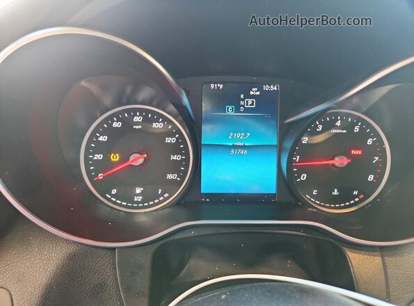 WDC0G8EB1LF711688 2020 MERCEDES-BENZ GLC-CLASS Black Vista del cuadro de instrumentos