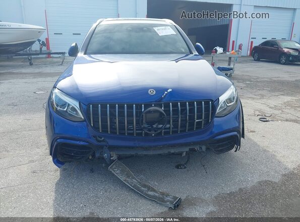 WDC0G8JB7JF448531 2018 MERCEDES-BENZ AMG GLC 63 Синий Вид спереди