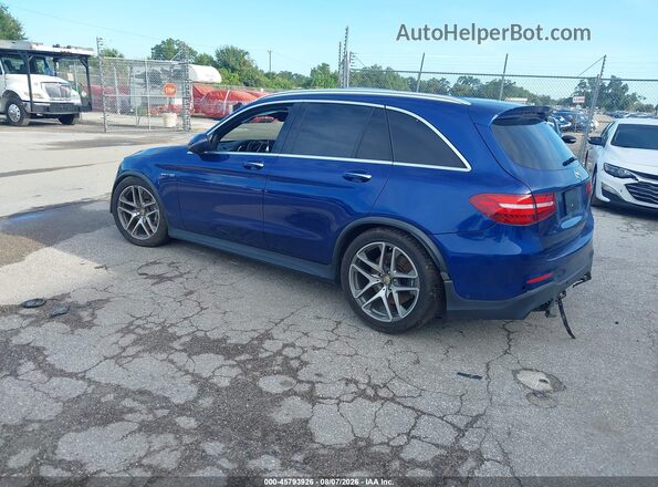 WDC0G8JB7JF448531 2018 MERCEDES-BENZ AMG GLC 63 Синий Задняя левая четверть