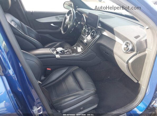 WDC0G8JB7JF448531 2018 MERCEDES-BENZ AMG GLC 63 Синий Вид салона спереди