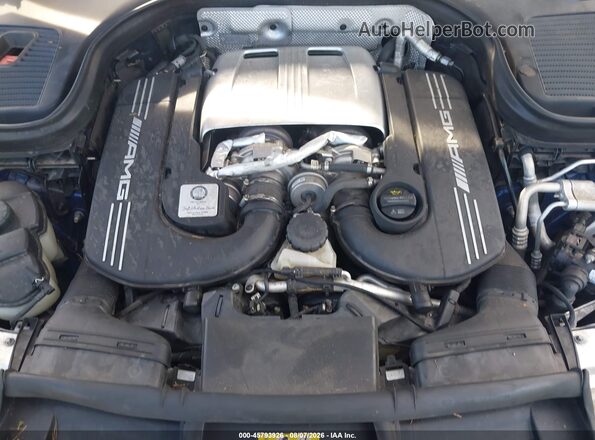 WDC0G8JB7JF448531 2018 MERCEDES-BENZ AMG GLC 63 Синий Вид сзади