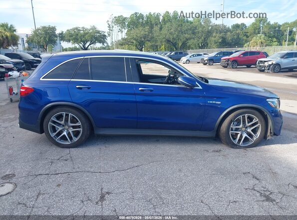 WDC0G8JB7JF448531 2018 MERCEDES-BENZ AMG GLC 63 Синий Вид задней части салона