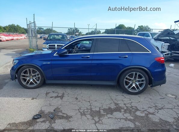 WDC0G8JB7JF448531 2018 MERCEDES-BENZ AMG GLC 63 Синий Панорамный вид салона 360°