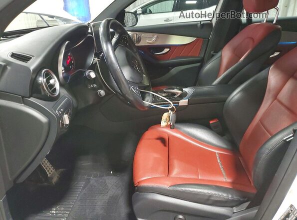 WDC0J4KB1KF613550 2019 MERCEDES-BENZ GLC-CLASS White წინა სალონის ხედი