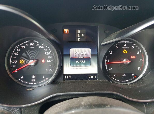 WDC0J4KB3KF519525 2019 MERCEDES-BENZ GLC-CLASS White Vista del cuadro de instrumentos