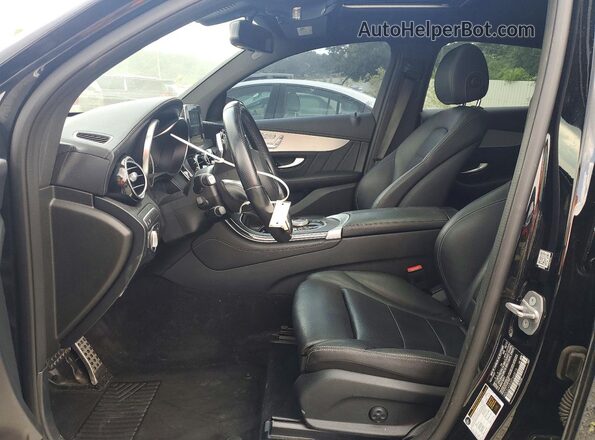 WDC0J4KB3KF663513 2019 MERCEDES-BENZ GLC-CLASS Black წინა სალონის ხედი