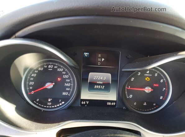WDC0J4KB4JF301897 2018 MERCEDES-BENZ GLC-CLASS Red Widok zestawu wskaźników