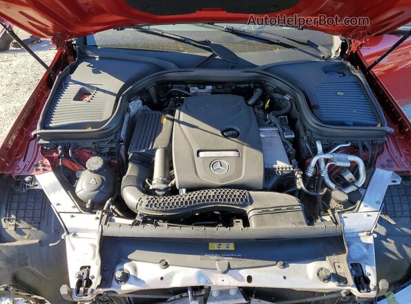 WDC0J4KB4JF301897 2018 MERCEDES-BENZ GLC-CLASS Red Widok komory silnika