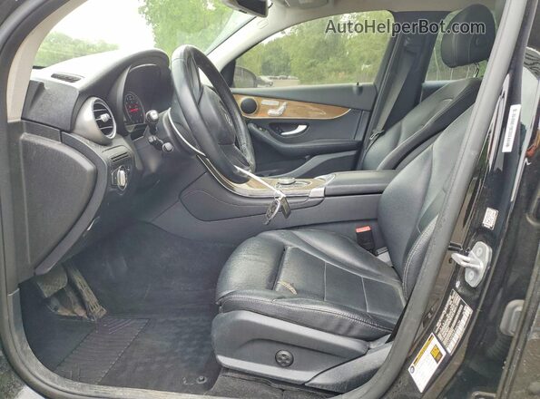 WDC0J4KB5JF346136 2018 MERCEDES-BENZ GLC-CLASS Black Front interior view