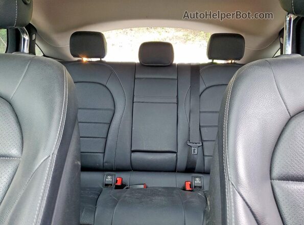 WDC0J4KB5JF346136 2018 MERCEDES-BENZ GLC-CLASS Black Rear seats view