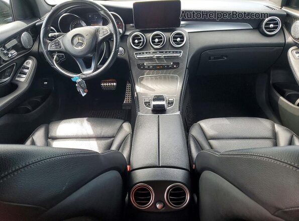 WDC0J4KB9JF353154 2018 MERCEDES-BENZ GLC-CLASS Black Առջևի վահանակի տեսք