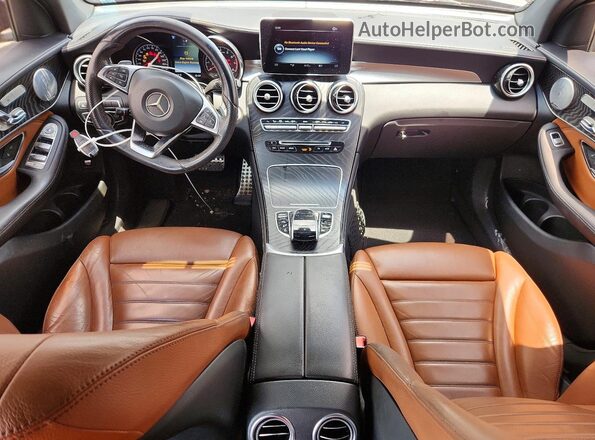 WDC0J6EB3HF285211 2017 MERCEDES-BENZ GLC-CLASS Gray Dashboard view