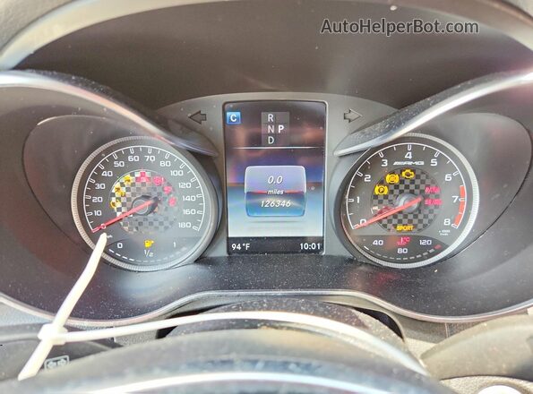 WDC0J6EB3HF285211 2017 MERCEDES-BENZ GLC-CLASS Gray Instrument cluster view