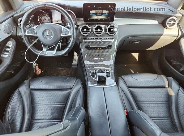 WDC0J8KB7KF484186 2019 MERCEDES-BENZ GLC-CLASS Gray Widok deski rozdzielczej