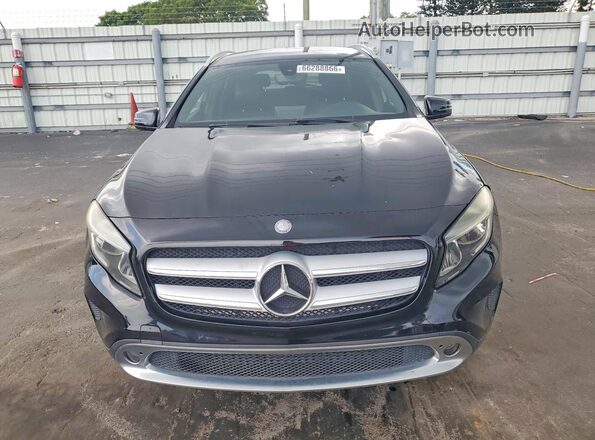 WDCTG4EB0GJ224734 2016 MERCEDES-BENZ GLA Черный Вид спереди