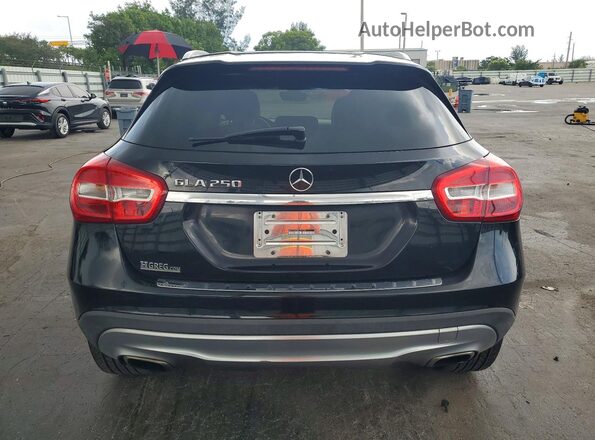 WDCTG4EB0GJ224734 2016 MERCEDES-BENZ GLA Черный Вид сзади
