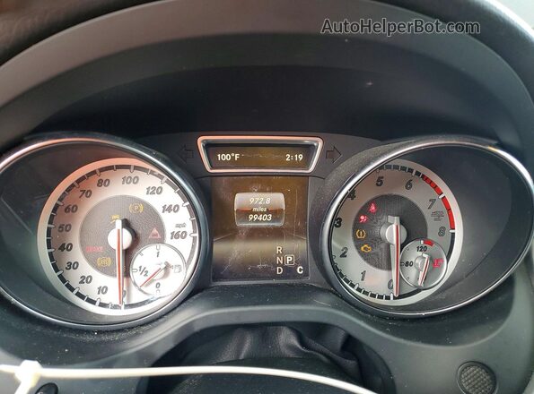 WDCTG4EB0GJ224734 2016 MERCEDES-BENZ GLA Черный Вид щитка приборов