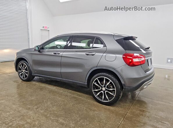 WDCTG4EB0GJ249598 2016 MERCEDES-BENZ GLA Gray Trasero izquierdo