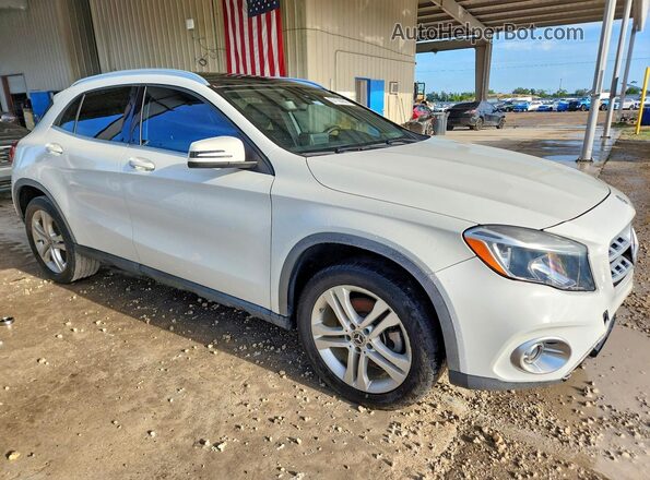 WDCTG4EB0JJ415741 2018 MERCEDES-BENZ GLA Белый Передняя правая четверть