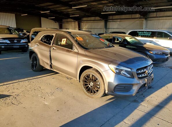 WDCTG4EB0JJ456371 2018 MERCEDES-BENZ GLA Серый Передняя правая четверть