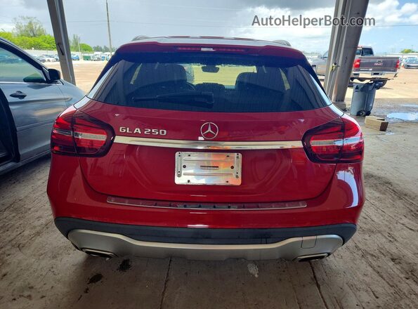 WDCTG4EB0KU001360 2019 MERCEDES-BENZ GLA Red Вид задніх сидінь