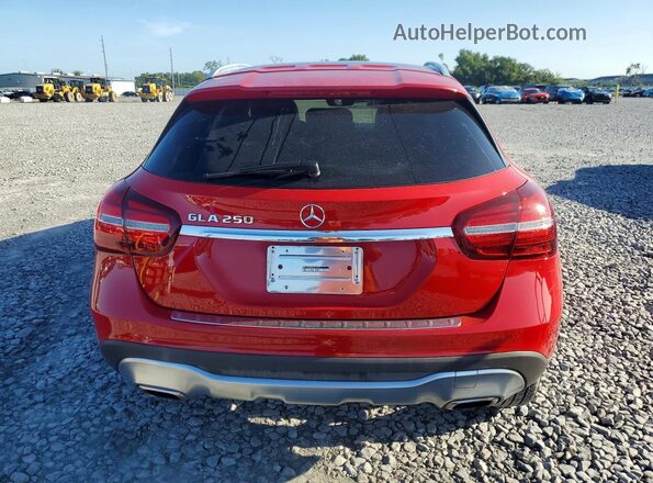 WDCTG4EB0KU005666 2019 MERCEDES-BENZ GLA Red Rear view