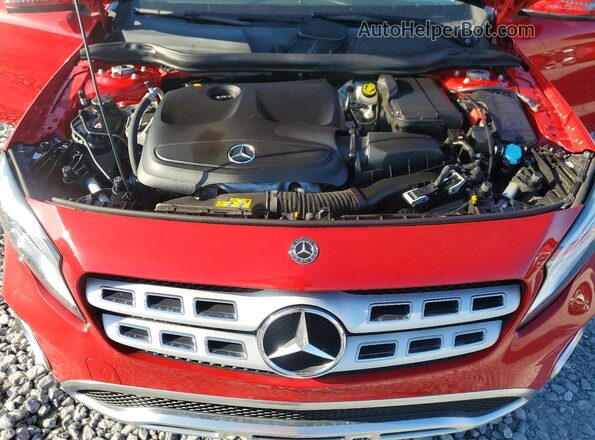 WDCTG4EB0KU005666 2019 MERCEDES-BENZ GLA Red Engine compartment view