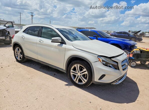 WDCTG4EB1GJ264093 2016 MERCEDES-BENZ GLA Белый Передняя правая четверть