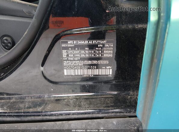 WDCTG4EB1GJ271528 2016 MERCEDES-BENZ GLA 250 Green Շարժիչի բաժամունքի տեսք