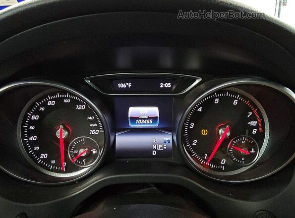 WDCTG4EB1LJ664956 2020 MERCEDES-BENZ GLA Черный Вид щитка приборов