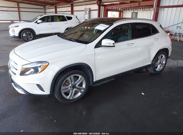 WDCTG4EB2HJ348375 2017 MERCEDES-BENZ GLA 250 White წინა მარცხენა ხედი სამი მეოთხედიდან