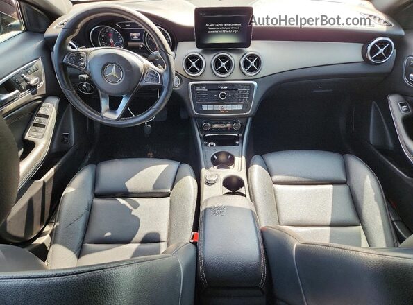 WDCTG4EB2JJ393421 2018 MERCEDES-BENZ GLA Black წინა პანელის ხედი