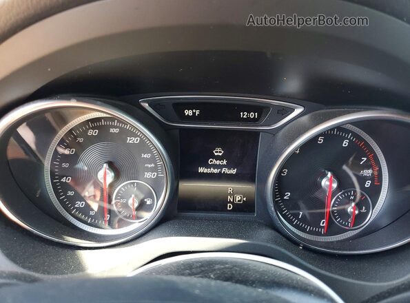 WDCTG4EB2JJ407592 2018 MERCEDES-BENZ GLA Черный Вид щитка приборов