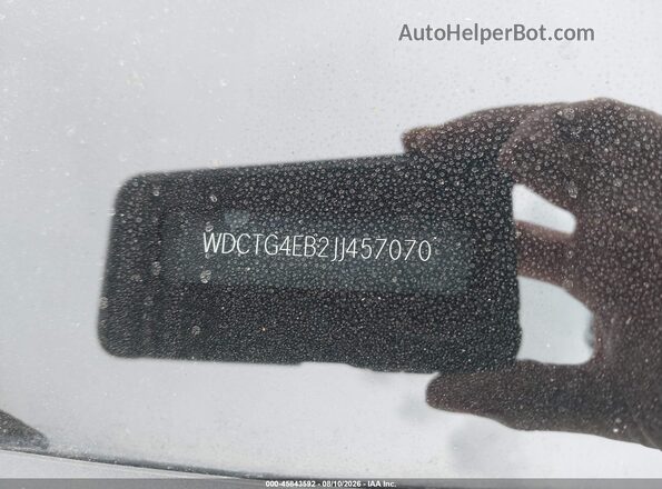 WDCTG4EB2JJ457070 2018 MERCEDES-BENZ GLA 250 White ძრავის განყოფილების ხედი