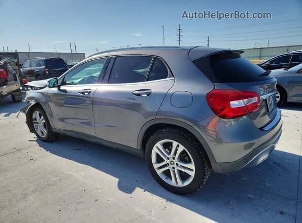 WDCTG4EB2JJ482244 2018 MERCEDES-BENZ GLA Gray Trasero izquierdo