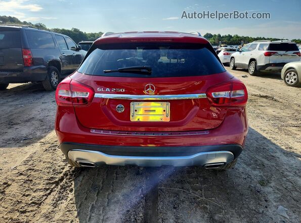WDCTG4EB2KJ553184 2019 MERCEDES-BENZ GLA Red Widok z tyłu
