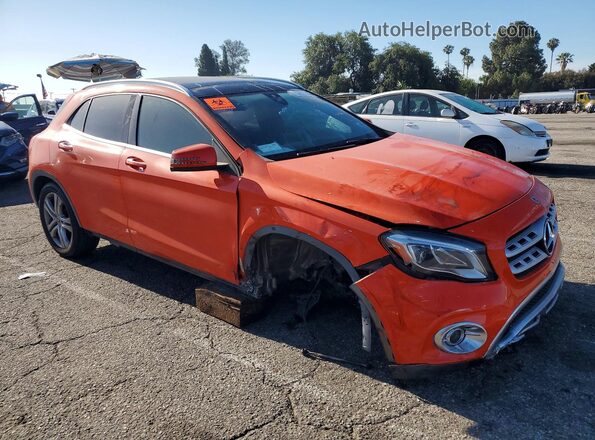WDCTG4EB2LJ653920 2020 MERCEDES-BENZ GLA Orange Передня права чверть