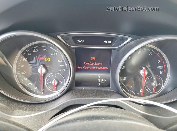 WDCTG4EB3JJ481331 2018 MERCEDES-BENZ GLA Brown Widok zestawu wskaźników