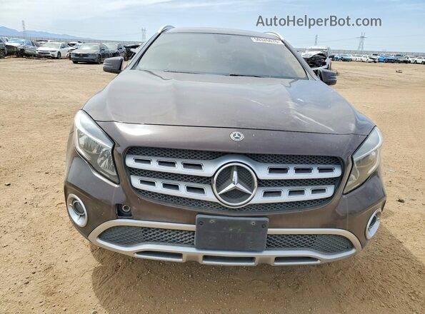 WDCTG4EB3JJ481331 2018 MERCEDES-BENZ GLA Brown Widok z przodu