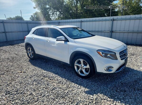 WDCTG4EB3KU004267 2019 MERCEDES-BENZ GLA Белый Передняя правая четверть