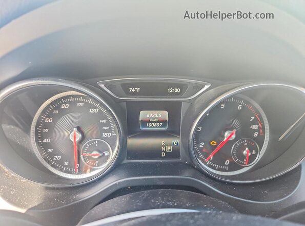 WDCTG4EB3KU004267 2019 MERCEDES-BENZ GLA Белый Вид щитка приборов