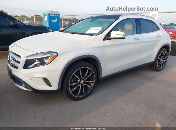 WDCTG4EB4GJ235994 2016 MERCEDES-BENZ GLA 250 Белый Передняя левая четверть