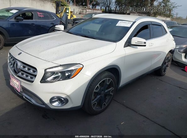 WDCTG4EB4JJ456762 2018 MERCEDES-BENZ GLA 250 White წინა მარცხენა ხედი სამი მეოთხედიდან