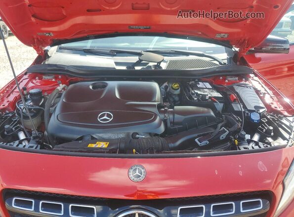 WDCTG4EB4KU003645 2019 MERCEDES-BENZ GLA Red Rear interior view