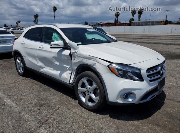 WDCTG4EB5KU010460 2019 MERCEDES-BENZ GLA Белый Передняя правая четверть