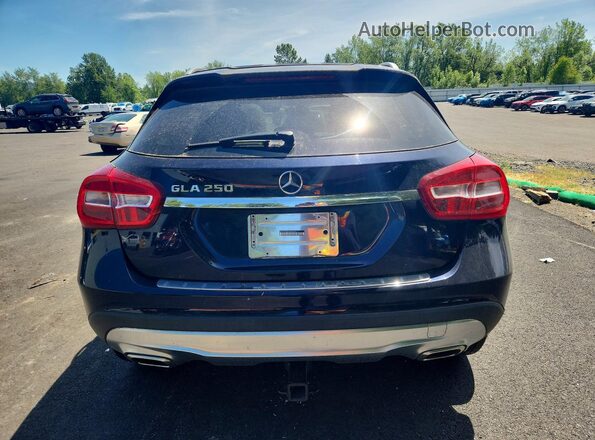 WDCTG4EB6HJ345835 2017 MERCEDES-BENZ GLA Blue Հետևի տեսք