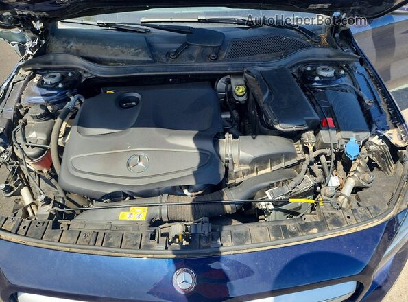 WDCTG4EB6HJ345835 2017 MERCEDES-BENZ GLA Blue Սալոնի հետևի տեսք