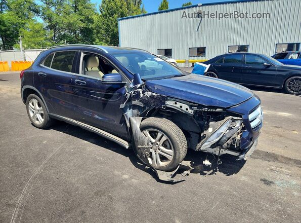 WDCTG4EB6HJ345835 2017 MERCEDES-BENZ GLA Blue Առջևի աջ