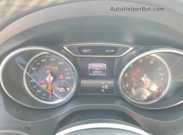 WDCTG4EB6JJ389937 2018 MERCEDES-BENZ GLA Black Instrument cluster view